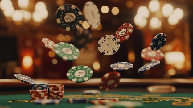 Live dealer blackjack table with Microgaming branding
